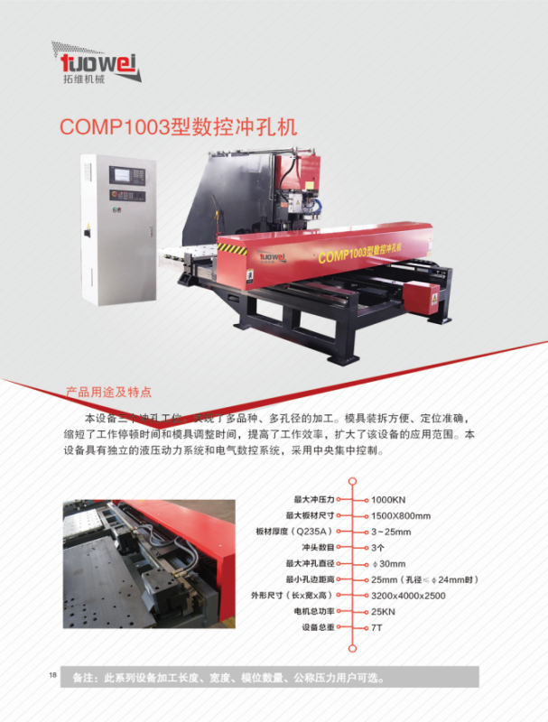 山東拓維機(jī)械制造有限公司，汽車大梁沖，汽車小梁沖，鋼模板沖孔，鋼模板加工設(shè)備，汽車橫梁沖，數(shù)控平板沖孔機(jī)，中厚板數(shù)控沖床，數(shù)控沖鉆復(fù)合機(jī)，汽車縱梁沖，縱梁自動(dòng)化生產(chǎn)線，中厚板沖割復(fù)合機(jī)，平地機(jī)刀片沖鉆生產(chǎn)線